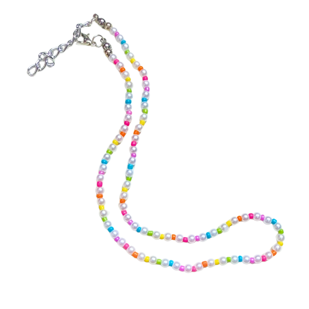 COLLAR PERLAS CON ARCOIRIS