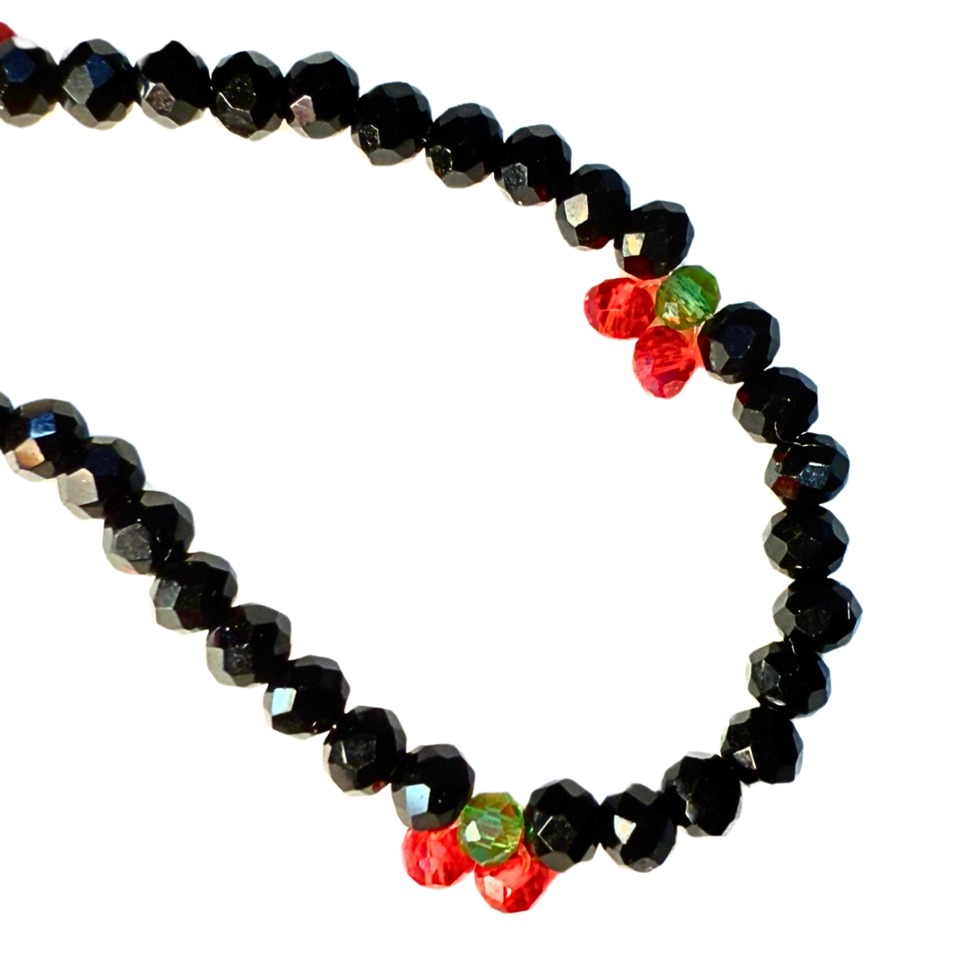 COLLAR CHERRYS NEGRO