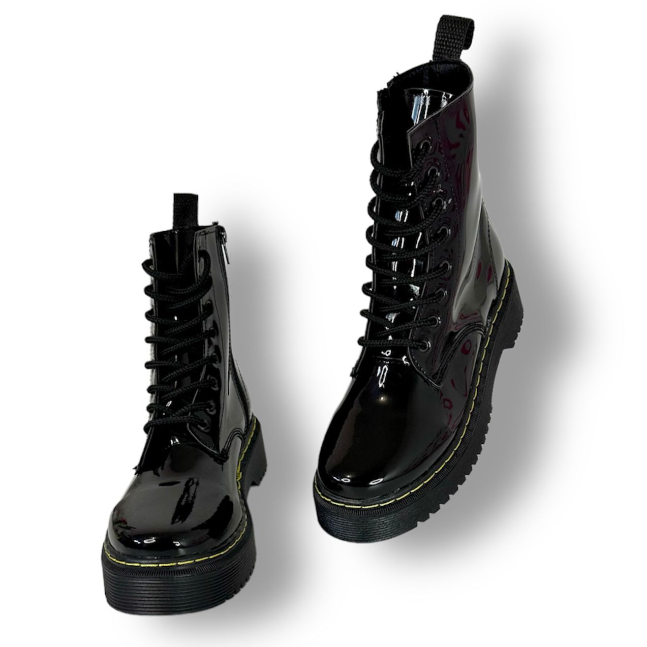 BOTAS NEPTUNO NEGRO CHAROL