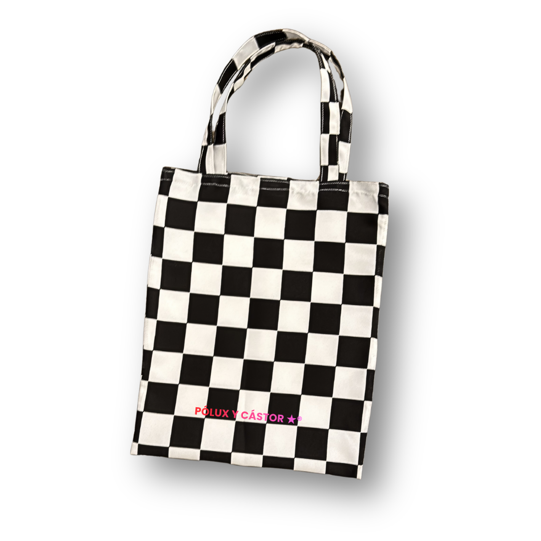 THE CHECKERBOARD TOTE BAG